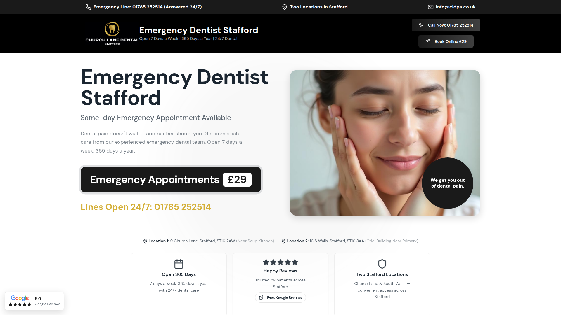 Emergency dentist in Stafford Emergency Dentist Stafford BISU